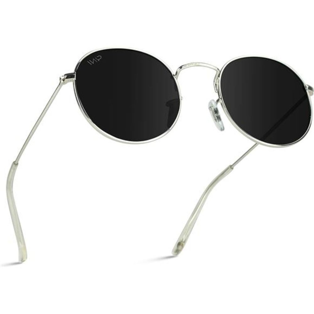 🌻🦋🌈 Reflective Lens Round Trendy Sunglasses - Picture 2 of 6